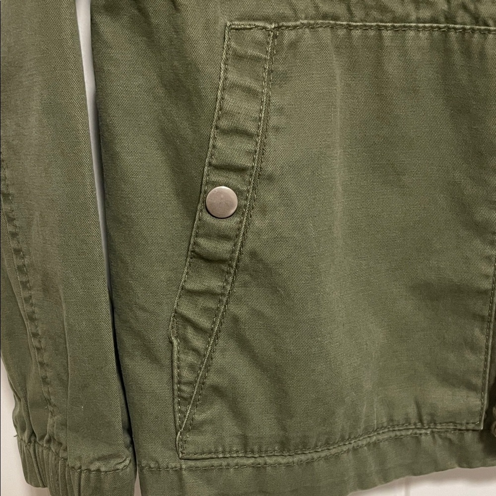 Old Navy Forest Green Utility Jacket - Picture 3 of 8